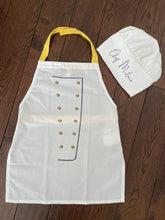 Load image into Gallery viewer, Chef Hat with Faux Button Apron