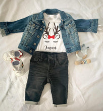 Load image into Gallery viewer, Personalized Reindeer Onesie