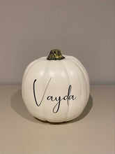 Load image into Gallery viewer, Personalized Faux Pumpkins