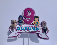 Load image into Gallery viewer, Roblox Cake Topper