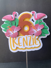 Load image into Gallery viewer, Flamingo Cake Topper
