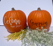 Load image into Gallery viewer, Personalized Faux Pumpkins