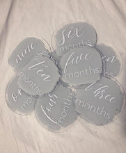 Load image into Gallery viewer, Acrylic Baby Milestones