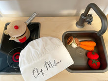 Load image into Gallery viewer, Chef Hat with Faux Button Apron
