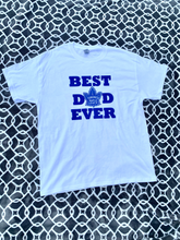 Load image into Gallery viewer, Best Dad Ever T-Shirt with a Toronto Maple Leaf Logo
